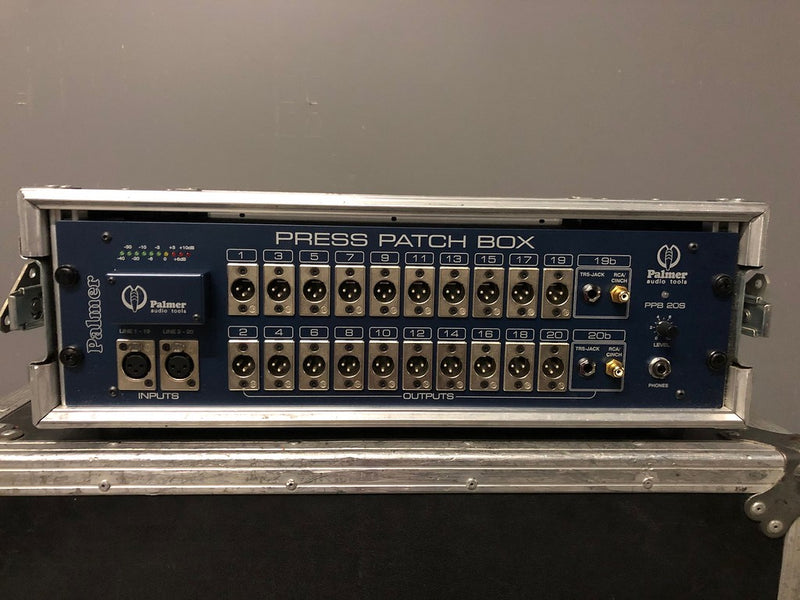 Palmer Press Patch Box 20 Stereo Press Splitter | Balanced Outputs