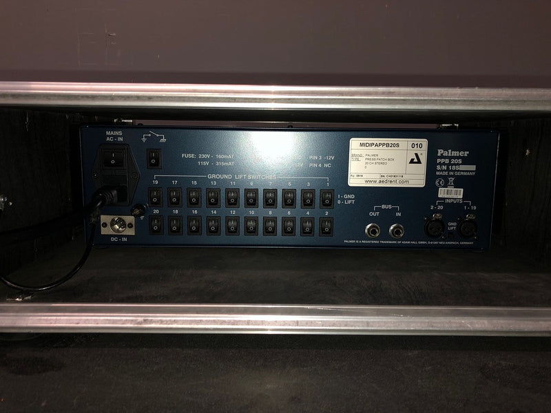 Palmer Press Patch Box 20 Stereo Press Splitter | Balanced Outputs