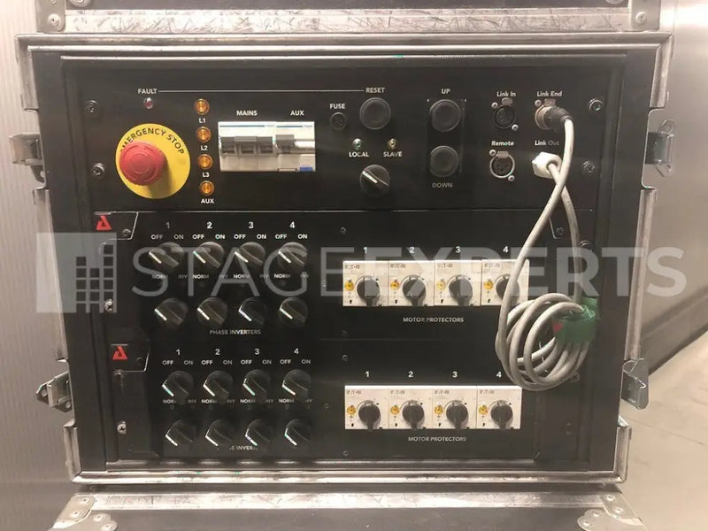 AED 8‑Way Hoist Controller – CEE 32A Inlet, Rig Control