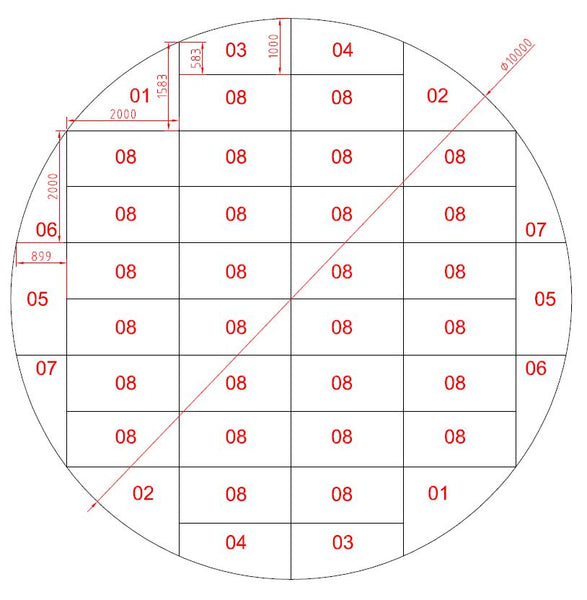 PROLYTE Round Stage 10 m – 14 Cuts Curved Deck Sections