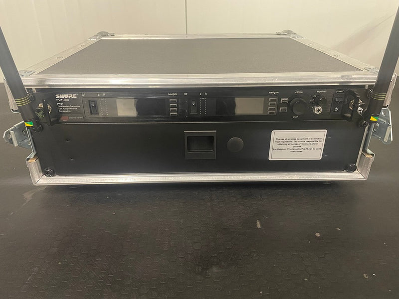 Shure PSM1000 IEM System with 2x P10R Receivers + Ears