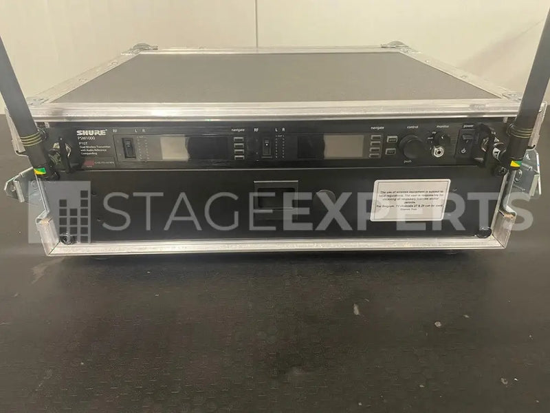 Shure PSM1000 IEM System with 2x P10R Receivers + Ears