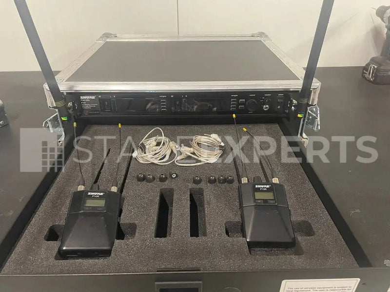 Shure PSM1000 IEM System with 2x P10R Receivers + Ears