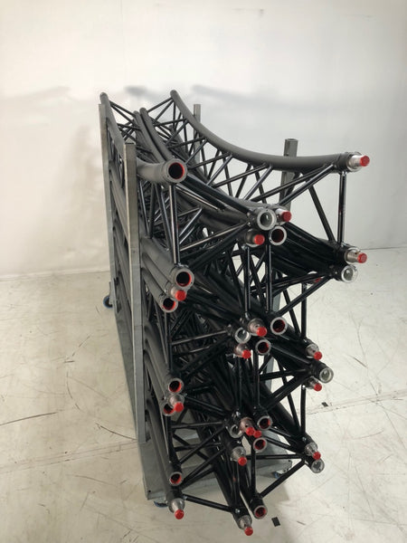 PROLYTE X-30 D Circle Truss 9 m, 12 Cuts – Black, with Dolly