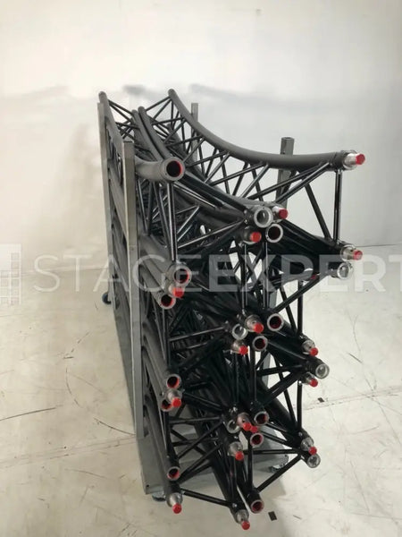 PROLYTE X-30 D Circle Truss 9 m, 12 Cuts – Black, with Dolly