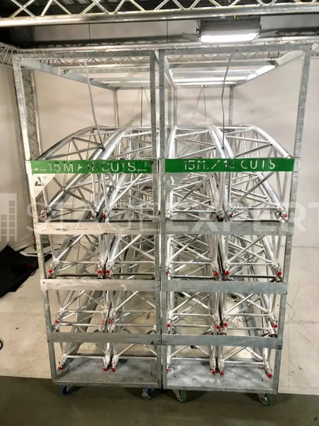 Prolyte H-40 V 15 m Circle Truss Set – 16 Cuts with Dollies
