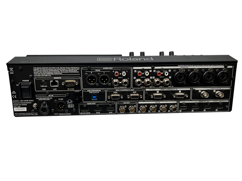 Roland VR-50HD MK II AV Switcher Mixer with USB Streaming