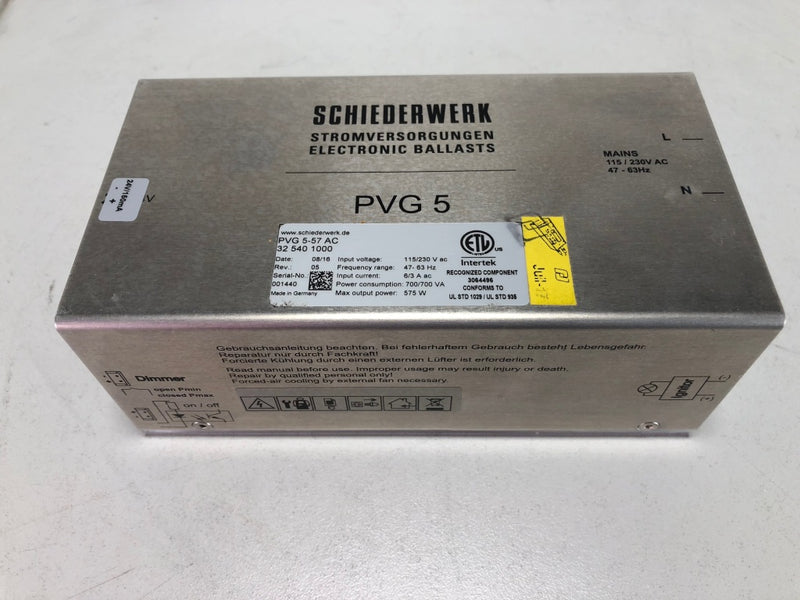 Robert Juliat PD57500001 575W Electronic PSU with PFC - OEM