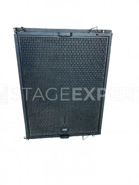 AED Audio SOLID15 Subwoofer with Cover & Dolly - 15-inch, 1.8kW
