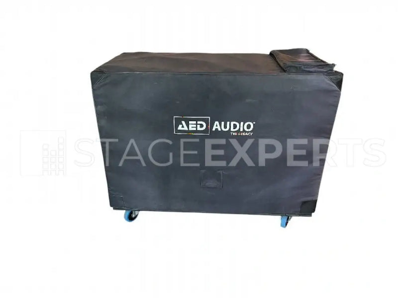 AED Audio SOLID28 Powered Subwoofer with Cover & Dolly