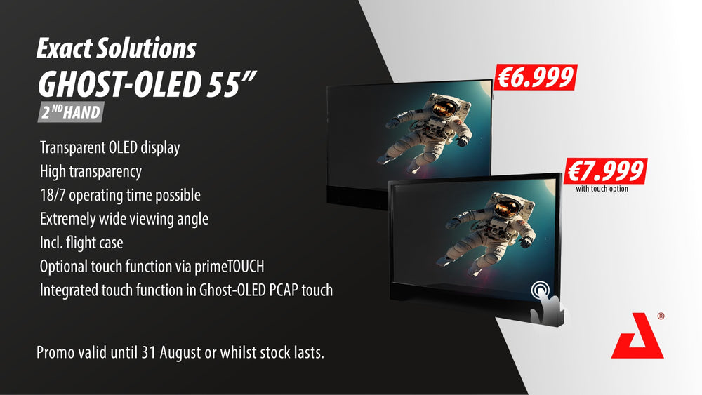 Exact Solutions Ghost 55-FK Touch Transparent OLED Display