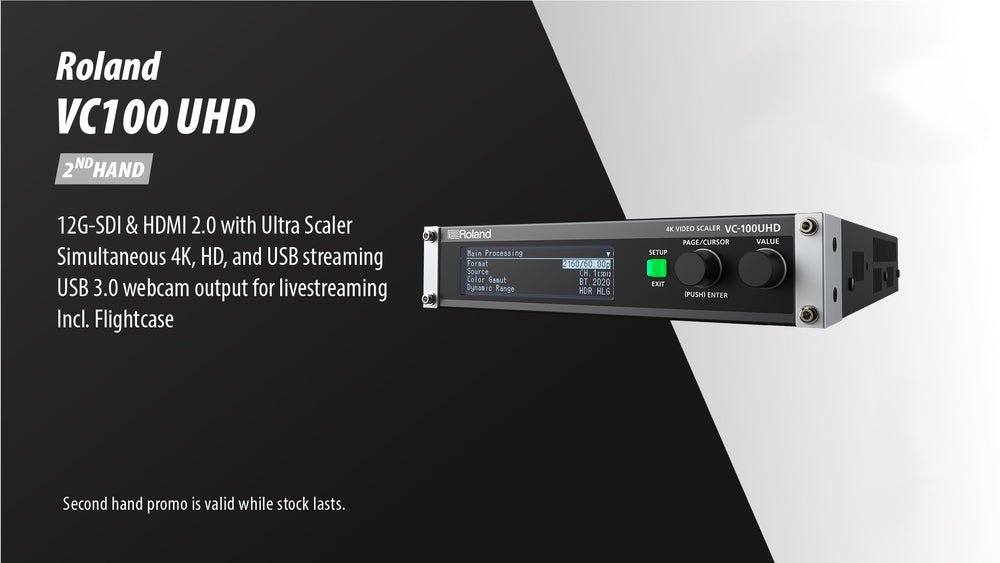 Roland VC-100UHD 12G-SDI/HDMI Ultra Scaler & Converter