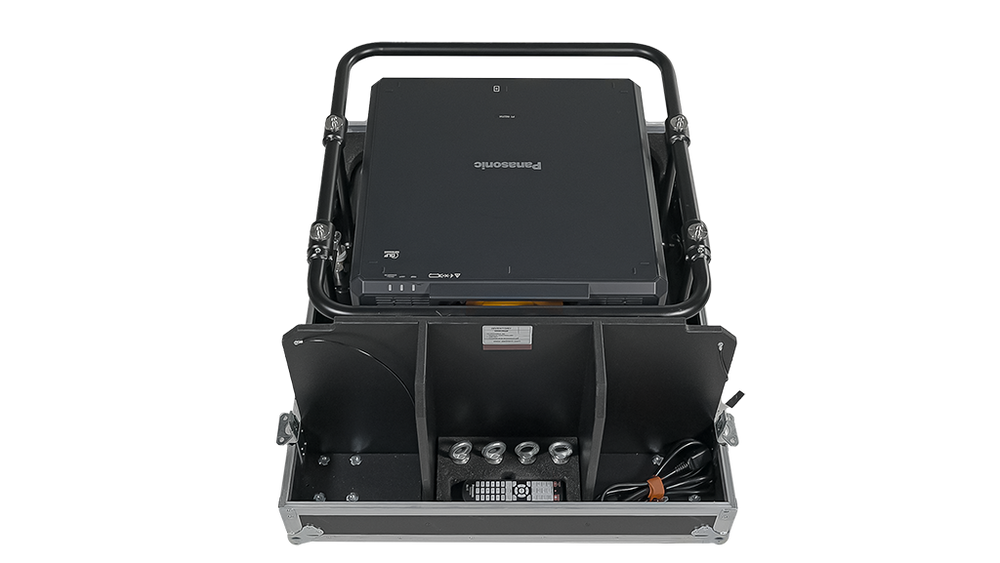 Panasonic PT‑RQ25 20,000‑Lumen 4K+ 3‑Chip DLP Projector