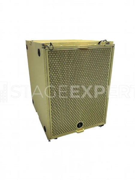 AED Audio SOLID15 1800W Subwoofer, Yellow Sand Finish – 15-inch