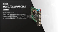 Barco Quad 3G‑SDI Input Card for E2/S3/EX Switchers