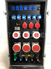 Load image into Gallery viewer, AED PSU Powerlock 400A 3‑Phase Power Distro with Thru
