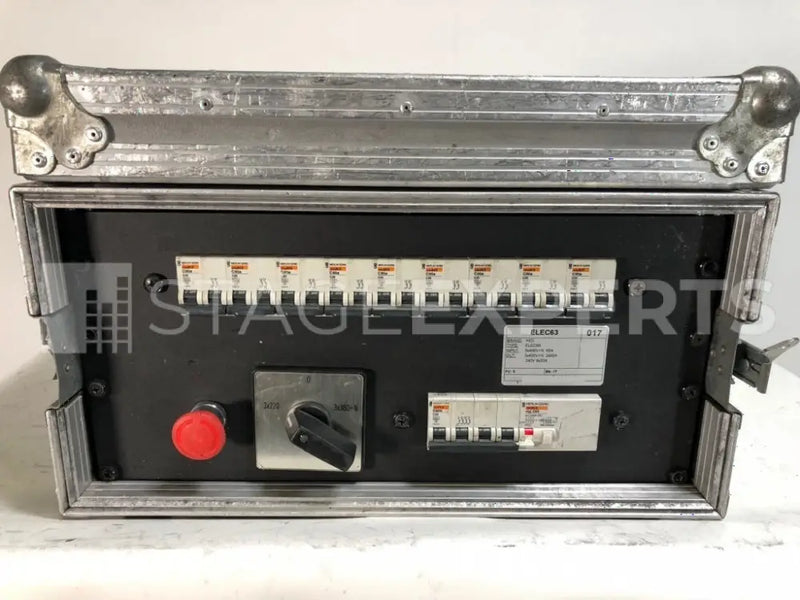 AED PSU CEE 63A Power Distributor – 3‑Phase Schuko & Harting