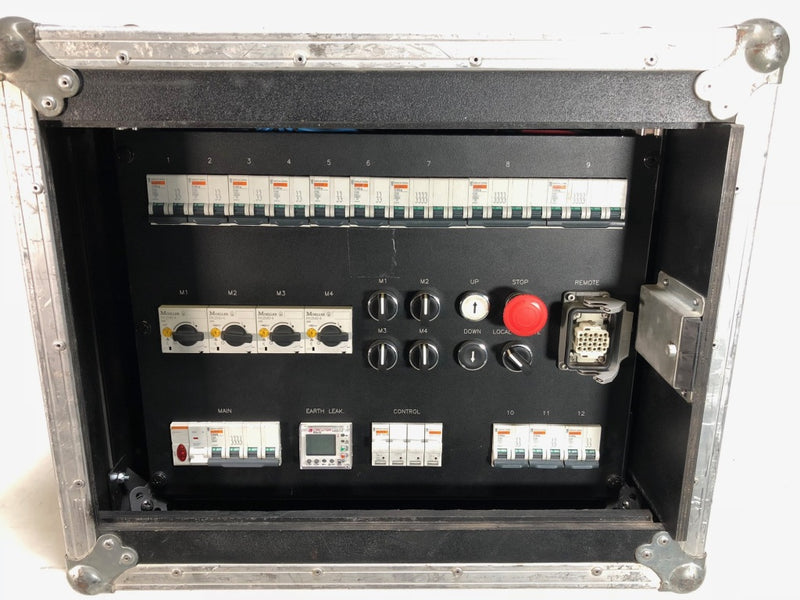AED PSU CEE 63A Power Distro with Case, CEE32 & Schuko Outlets