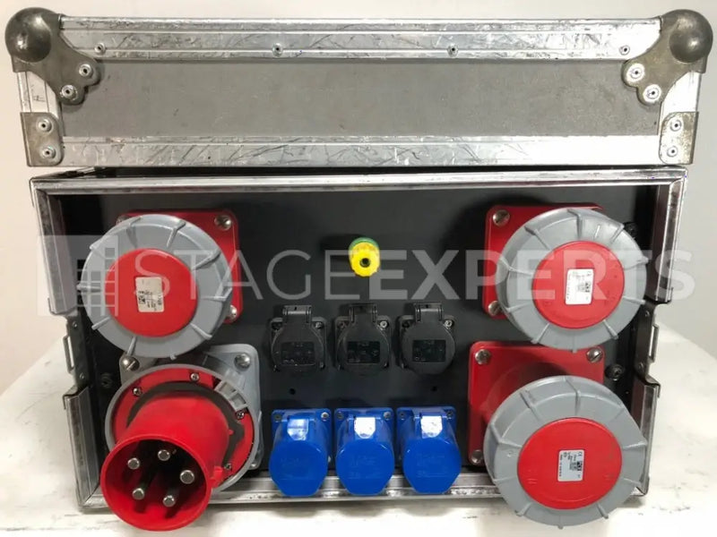 AED PSU CEE 125A Power Distro with Case | 63A/16A/Schuko