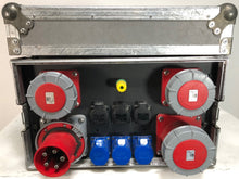 Load image into Gallery viewer, AED PSU CEE 125A Power Distro with Case – 63A/16A/Schuko
