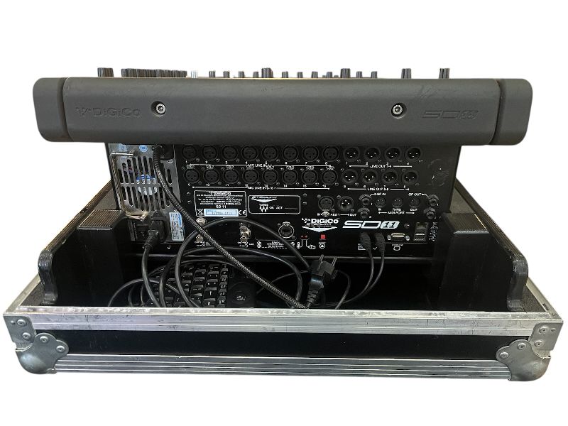 DiGiCo SD11 MADI Digital Mixer with Flight Case – 48‑channel