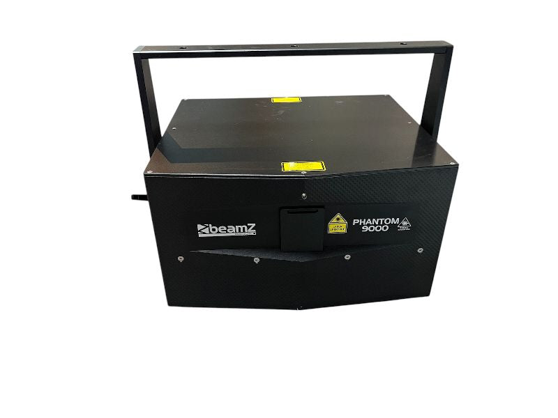 BeamZ Phantom 9000 RGB 9W Laser, ILDA/DMX Control, Professional