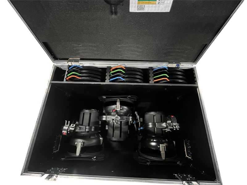 ARRI Arrisun 18 Event Black Set – 3x 1200W HMI PAR + Lenses