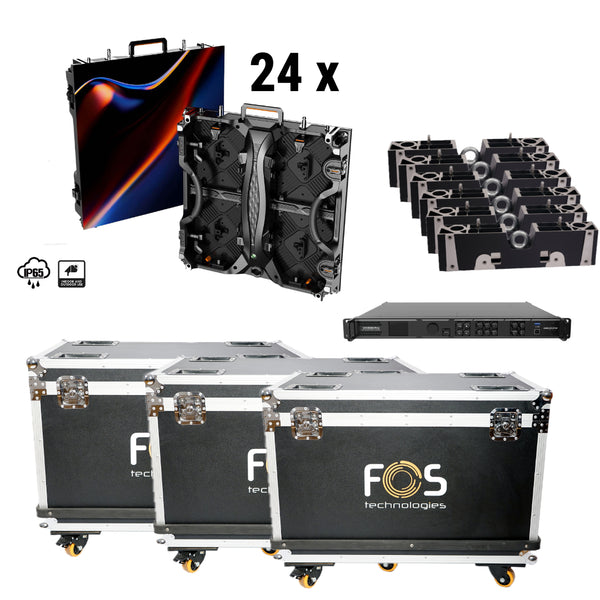 FOS ICON 2.9 Hybrid IP65 LED Video Wall Set 3x2m Plug & Play