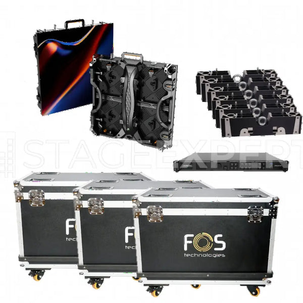 FOS ICON 2.9 Hybrid IP65 LED Video Wall Set 3x2m Plug & Play