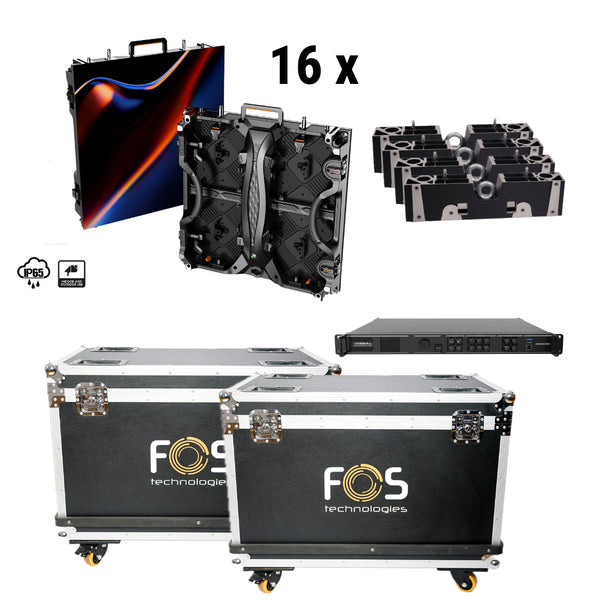 FOS ICON 2.9 Hybrid IP65 LED Wall Set 2x2m Plug & Play