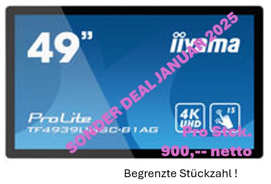 iiyama ProLite TF4939UHSC-B1AG 49" 4K Touch Display