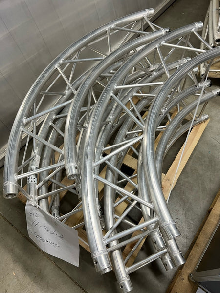 Alutruss QUADLOCK 6082 Full Circle Truss, 2 m OD Aluminium