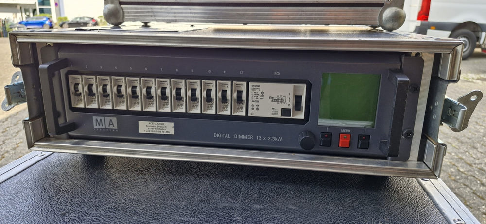 MA Lighting Digital Dimmer 12x 2.3kW, 32A, 3U Rack