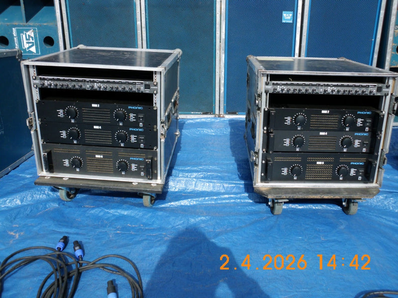 Stage Accompany SA 4518/4519 PA System with Amp Racks