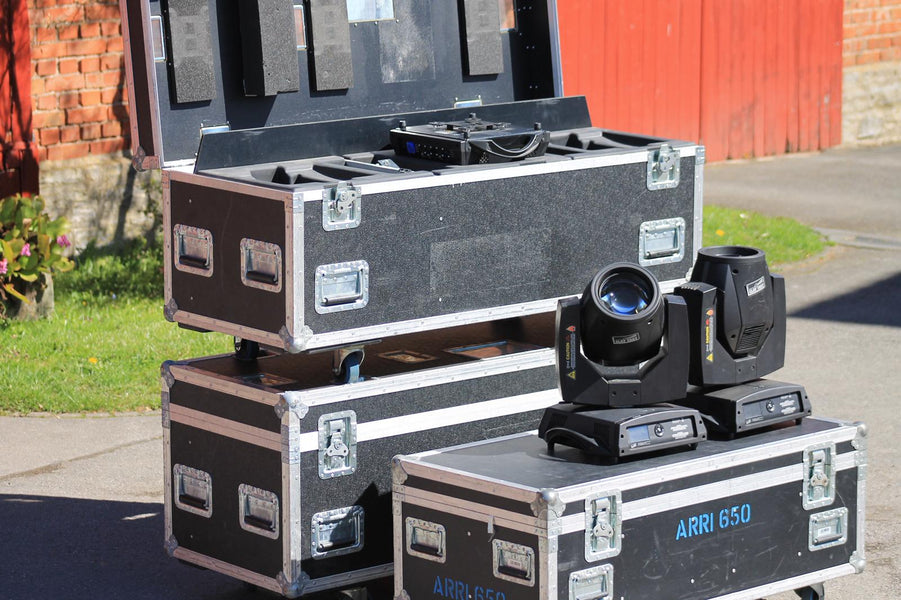 Clay Paky Sharpy Beam Moving Heads – Set of 12 with Cases