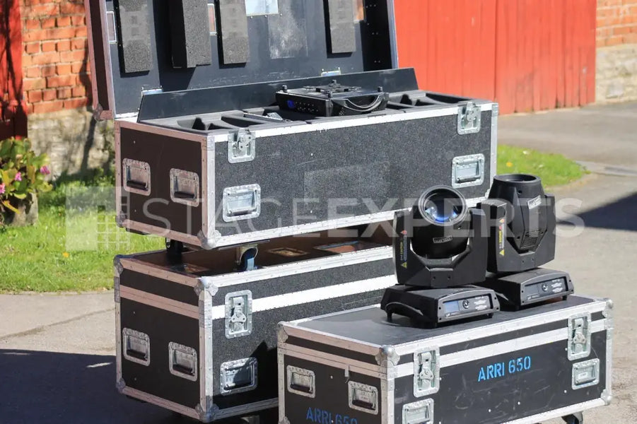 Clay Paky Sharpy Beam Moving Heads – Set of 12 with Cases
