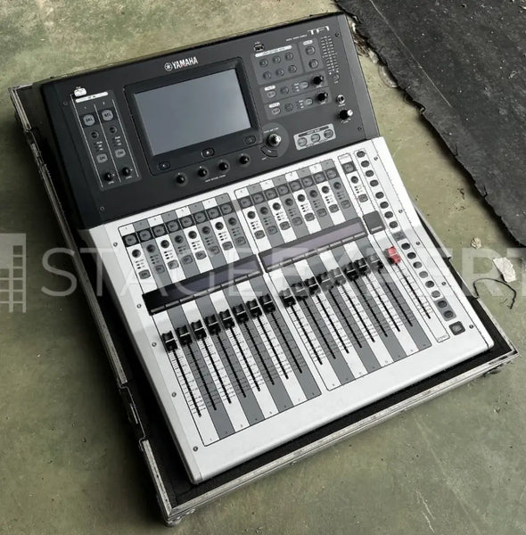 Yamaha TF1 Mixer + 2x TIO1608-D, Dante, Cased Bundle