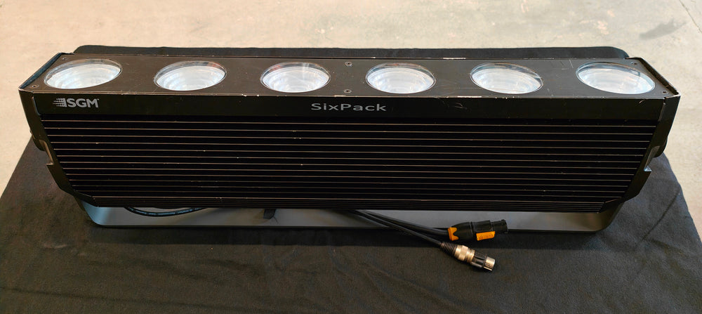 SGM SixPack RGBA LED Pixel Blinder Set of 6 with Case