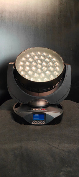 JB Lighting SPARX 10 Wash Moving Heads – Set of 2 + Case