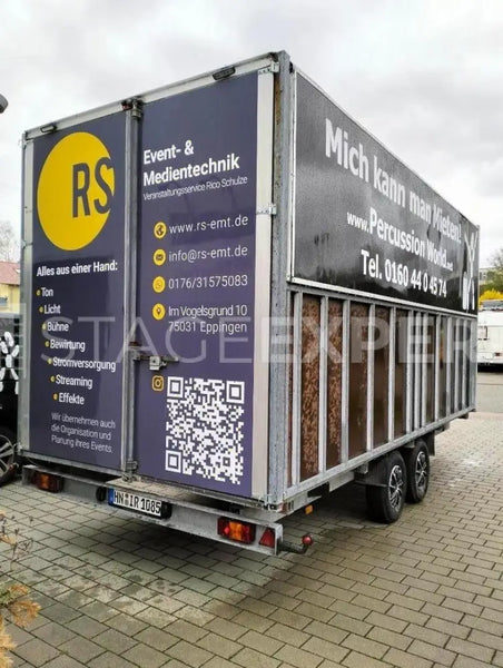 Custom-made Mobile Trailer Stage – Fold-out Box Stage