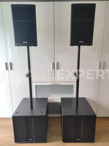 PRO DG Systems IT-A 115 F + M10 2 Subs/2 Tops PA System