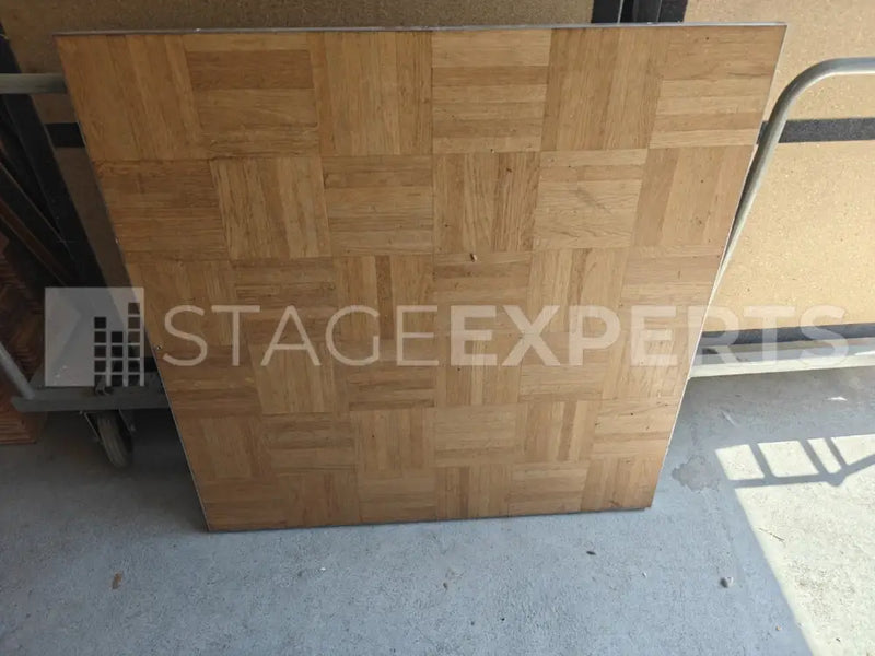 Mobile Dance Floor Set – 36 Panels with Trims & 2 Trolleys