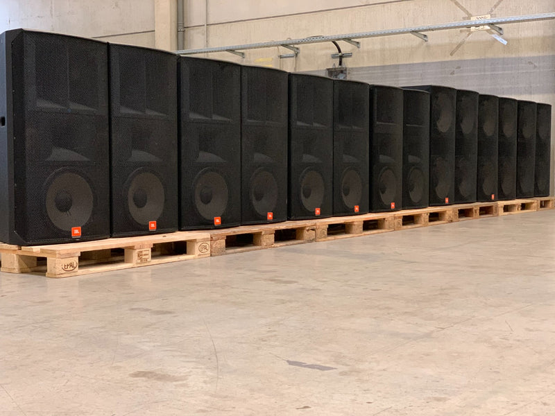 JBL SP128S + VS3215-6 Club PA Bundle – 12 Cabinets