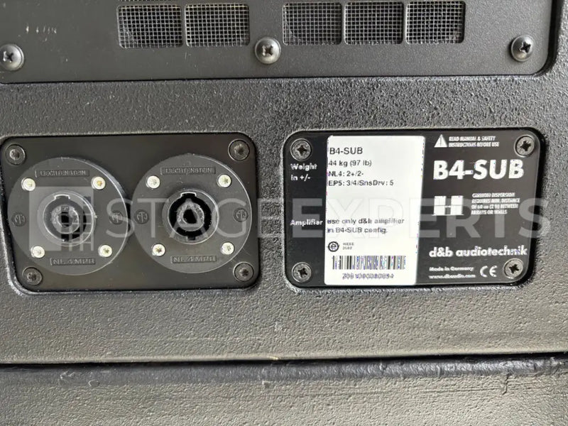 d&b audiotechnik B4 Cardioid Subwoofer – Pro Audio Sub