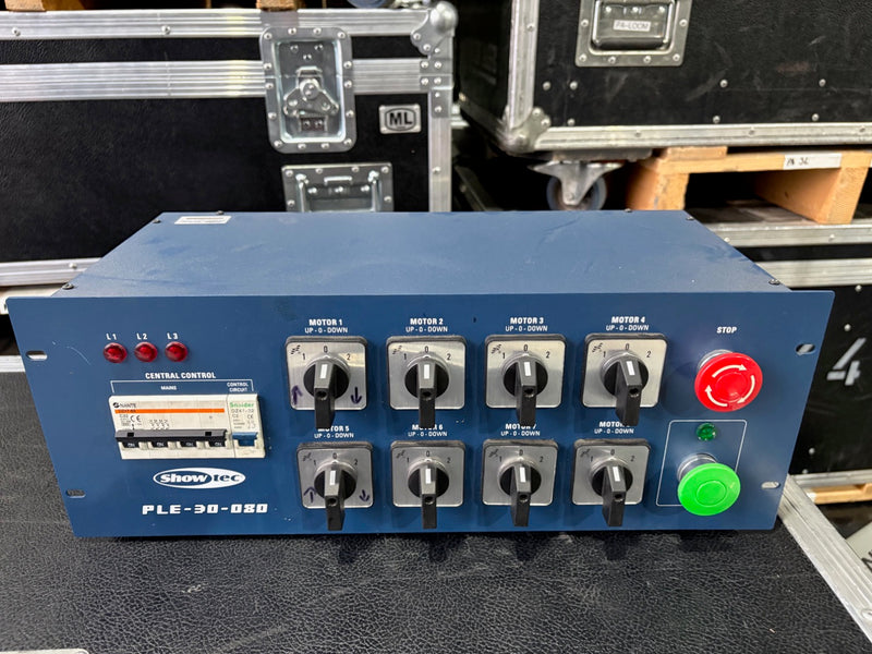 Showtec PLE 30-080 Chain Hoist Controller, 8-Channel