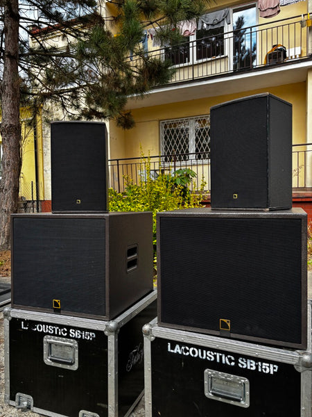 L-Acoustics SB15 + 108P Speaker Bundle – 2 Subs, 2 Tops