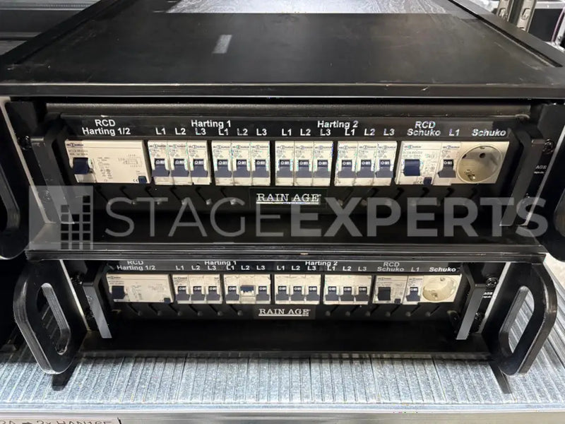 Major STV CEE32A to 2x HAN PDU, 3U with RCD | Rack Power