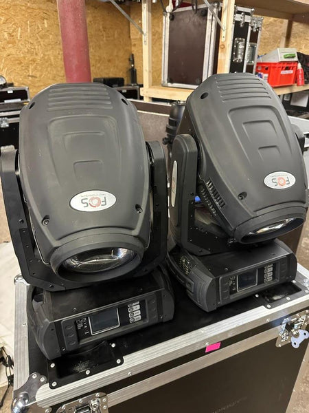 FOS 12R Hybrid Pro – Pair with Flight Case, Brackets & Leads