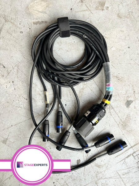 d&b audiotechnik LKA25M to 6x NLT4M Tour-Grade Adapter Lead