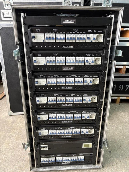 Major STV CEE125A 12x HAN16 Power Distribution in Flight Case